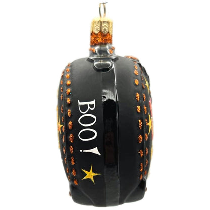 Patricia Breen Journey With Me Black Pumpkin Stars Halloween Christmas Ornament