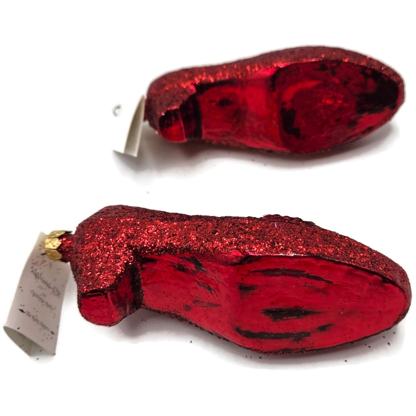 Christopher Radko The Ruby Slippers Wizard of Oz Christmas Tree Ornament Set