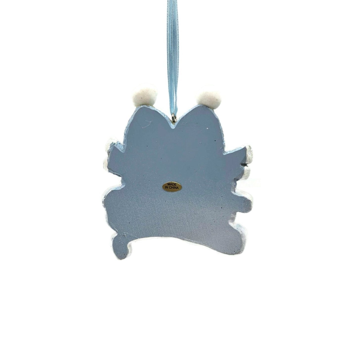 Babys First Christmas Twin Boys Blue Resin Holiday Tree Ornament Midwest CBK