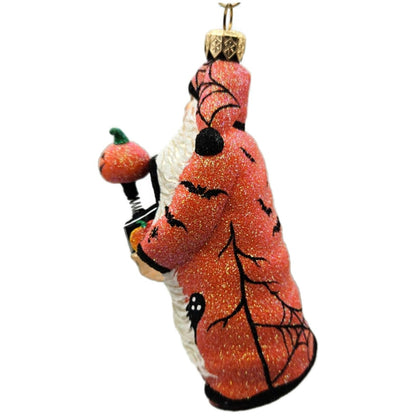 Patricia Breen Jack in the Box Santa Orange With Pumpkin Halloween Ornament NM