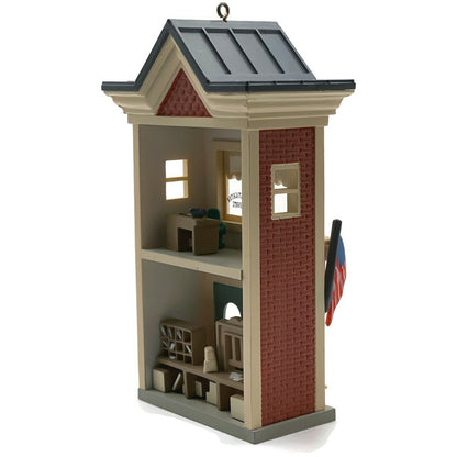 Hallmark Ornament US Post Office 1989 Nostalgic Christmas Village Tree Keepsake