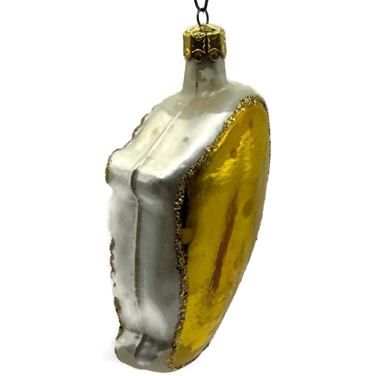 Christopher Radko Angel On Harp Gold Glass Christmas Tree Ornament 90-046-0