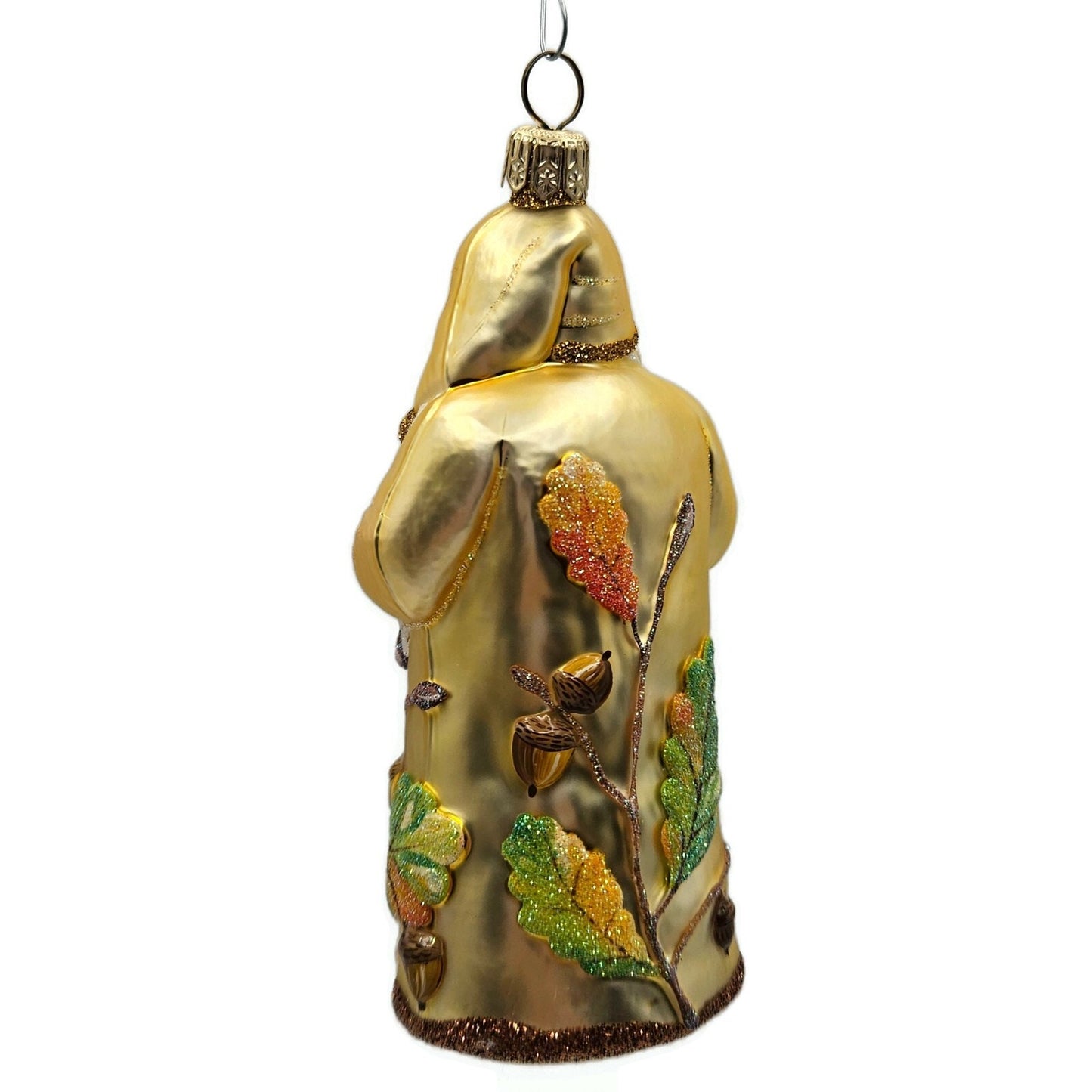 Patricia Breen From Little Acorns Gold Santa Claus Fall Christmas Tree Ornament