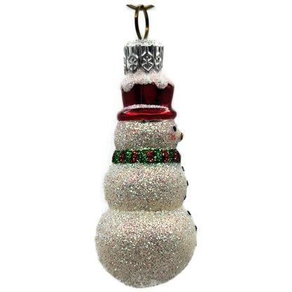 Patricia Breen The Littlest Snowman Stripe Scarf Red Hat Christmas Ornament 2327