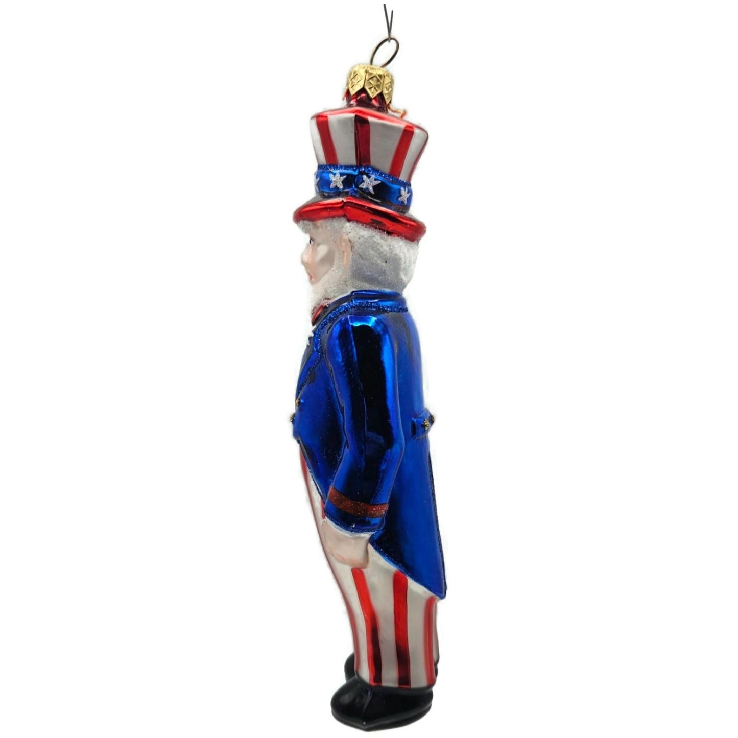 Uncle Sam Patriotic July 4th Christmas Ornament Polonaise By Komozja Kurt Adler