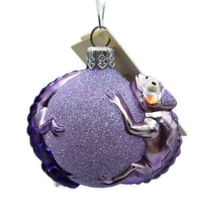 Patricia Breen Once Again for James Lavender Purple Chameleon Christmas Ornament
