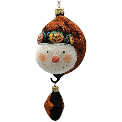 Patricia Breen Good Night Snowman Halloween Pumpkins Christmas Ornament 2227