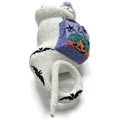 Patricia Breen Halloween Trickster Cat Lavender Ghost Christmas Ornament 2321