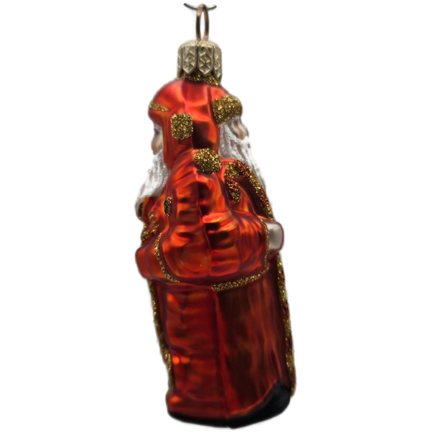 Patricia Breen Miniature Millennium Santa Orange Halloween Christmas Ornament