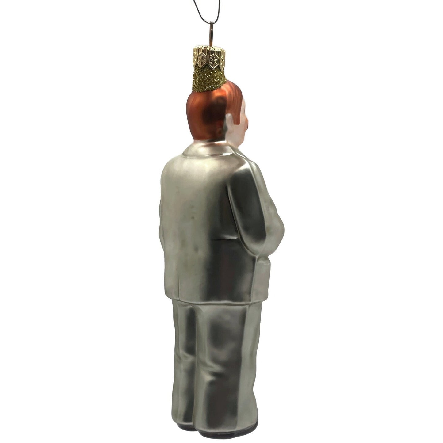 Patricia Breen Smitten Groom Blue Flowers Wedding Christmas Tree Ornament VTG