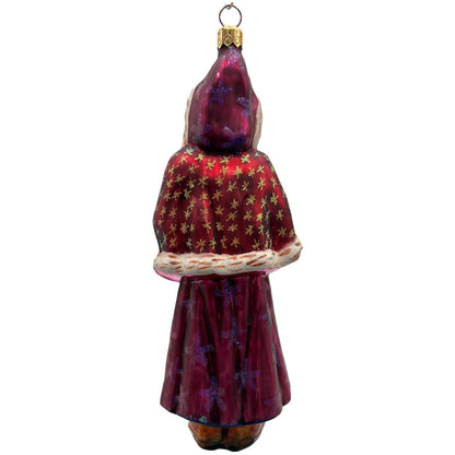 Christopher Radko Velvet Plum Nicholas Santa Christmas Tree Ornament 98-104-0