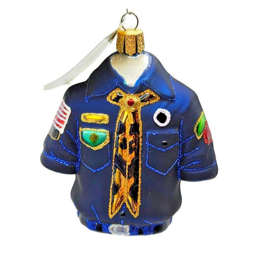 Old World Christmas Boy Scout Uniform Christmas Holiday Tree Ornament OWC 2019