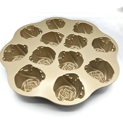 Sweetheart Rose Pan Mini Bundt Cakelet Non Stick Williams Sonoma Nordic Ware