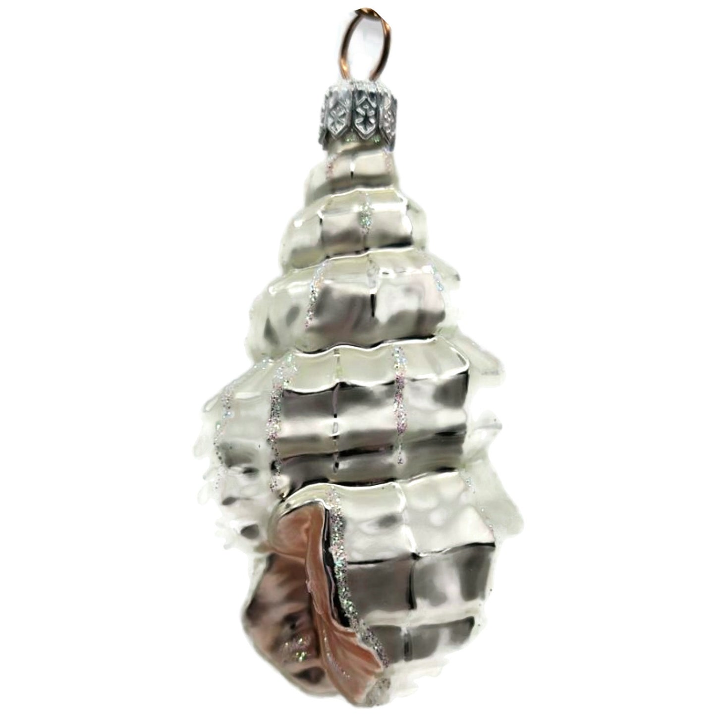 Patricia Breen Erics Shell Pearl Summer Aquatic Nautical Ocean Seashell Ornament