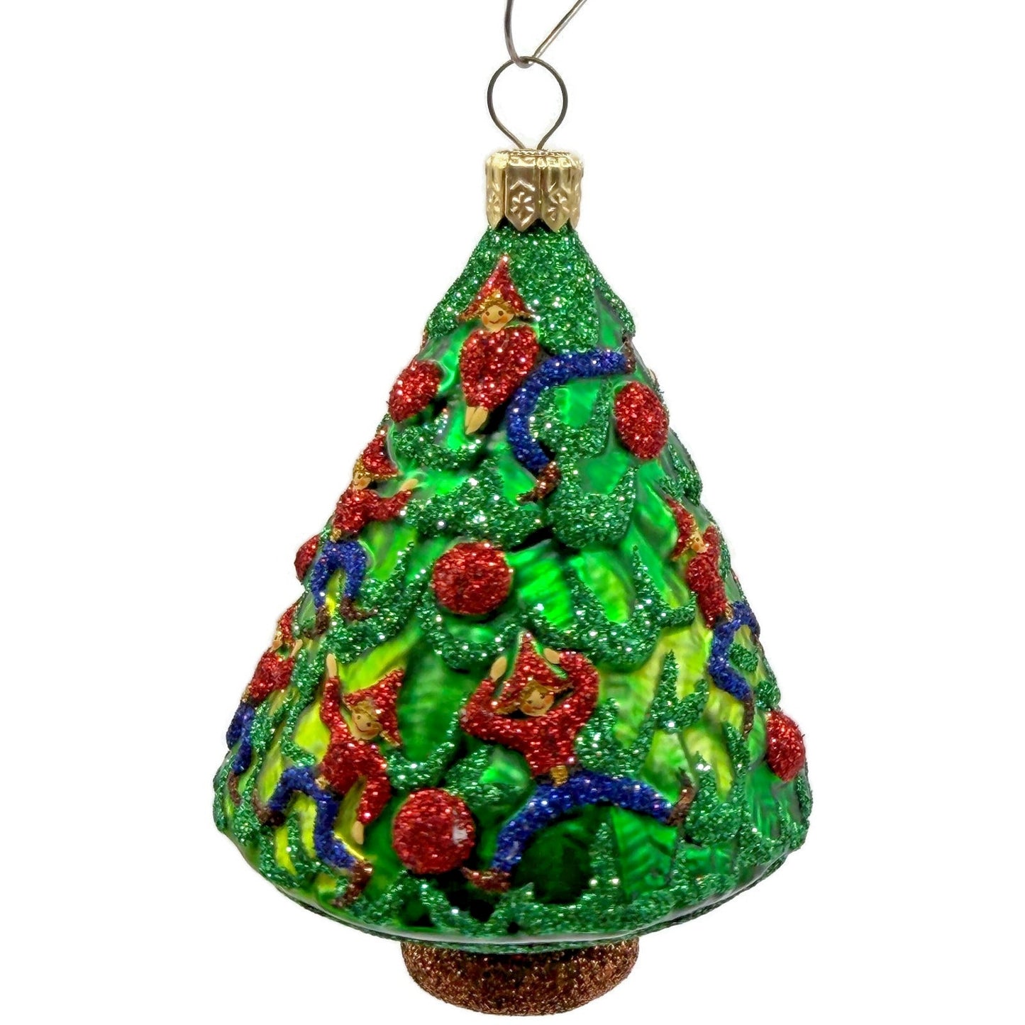 Patricia Breen Leaping Lords Dancing Elves Tree Christmas Decor Ornament 2421