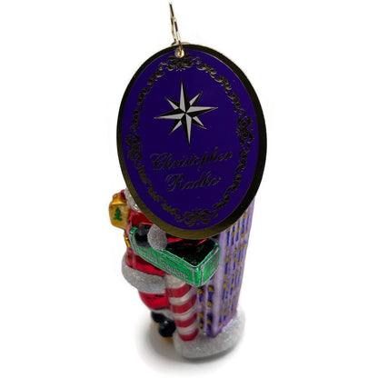 Christopher Radko Herald Square Santa Claus Glass Christmas Ornament 3012918