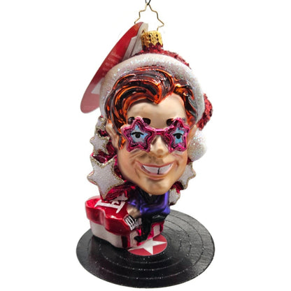 Christopher Radko Elton Johns Center Stage Star Shades Christmas Ornament 102092