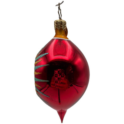 Christopher Radko Fantasia Kensington Glow Reflector Christmas Tree Ornament