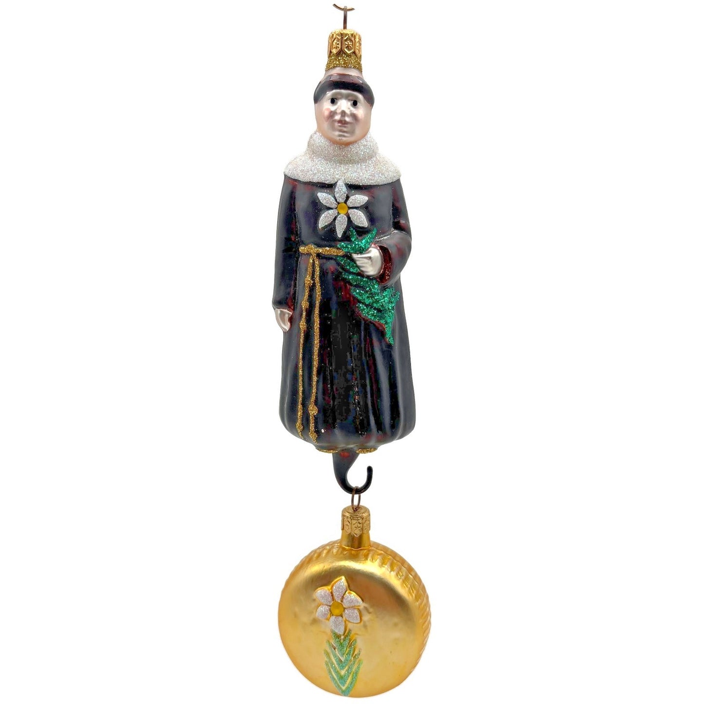 Patricia Breen Saint Anthony for Lost Items Matte Medallion Christmas Ornament