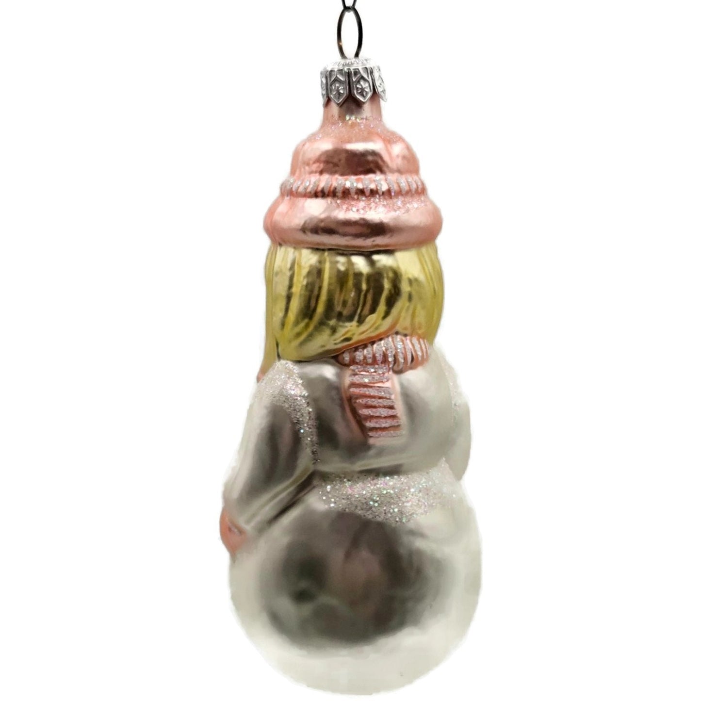 Patricia Breen Snowwoman Pink Scarf Hat Gloves Winter Christmas Tree Ornament