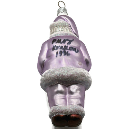 Patricia Breen A Snack for Rudolph Lavender Signed Carrots Christmas Ornament