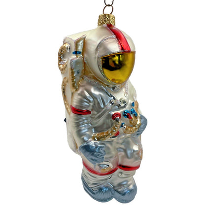 Astronaut Space Man Christmas Ornament Glass Polonaise Smithsonian Institute