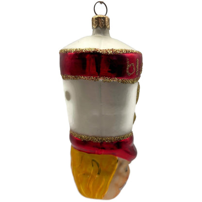 Christopher Radko Drum Major Bloomies Glass Christmas Tree Ornament 95-066-B
