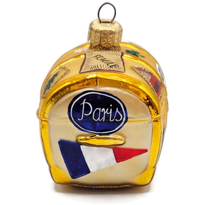 Patricia Breen Bon Voyage Gold Atlanta Cairo Rio Travel Christmas Tree Ornament