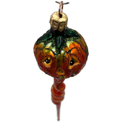 Slavic Treasures Twisted Pumpkin Jack-o-Lantern Halloween Ornament 01-522-A-FB