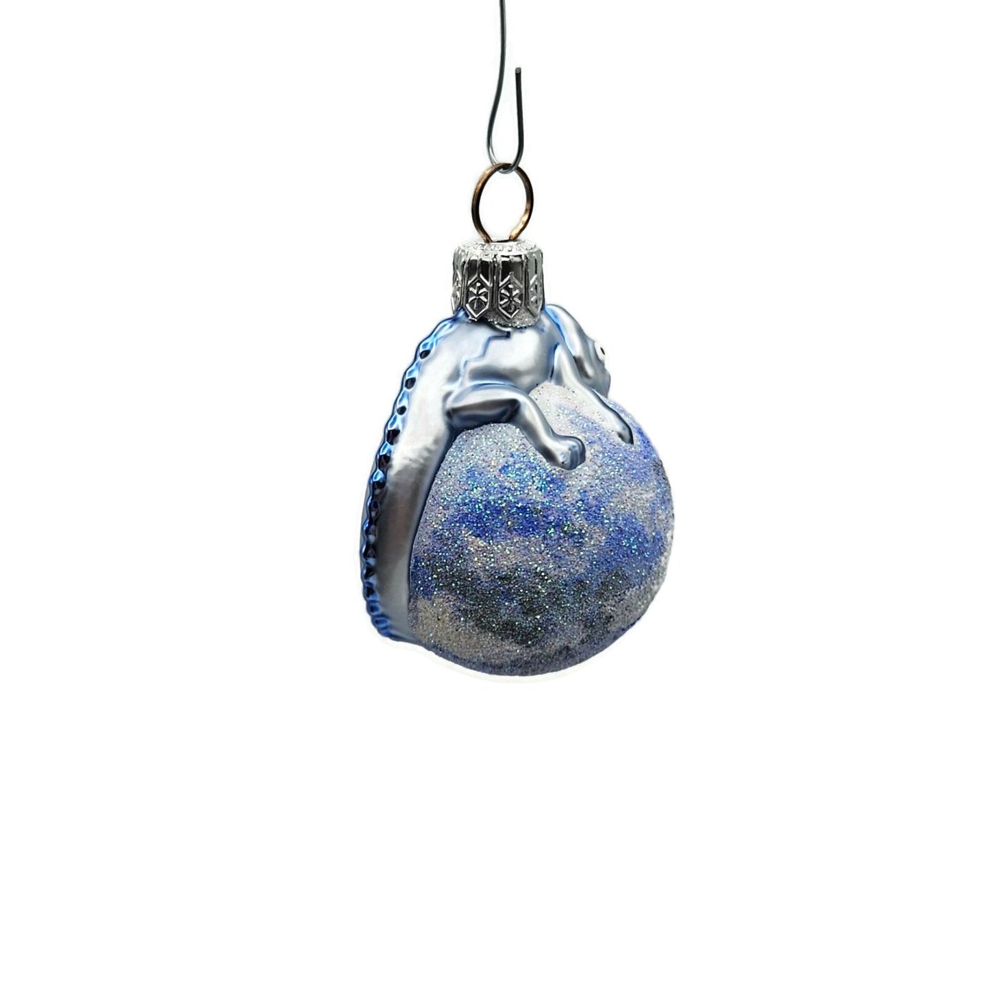 Patricia Breen Miniature Chameleon Surprise Clouds Christmas Tree Ornament