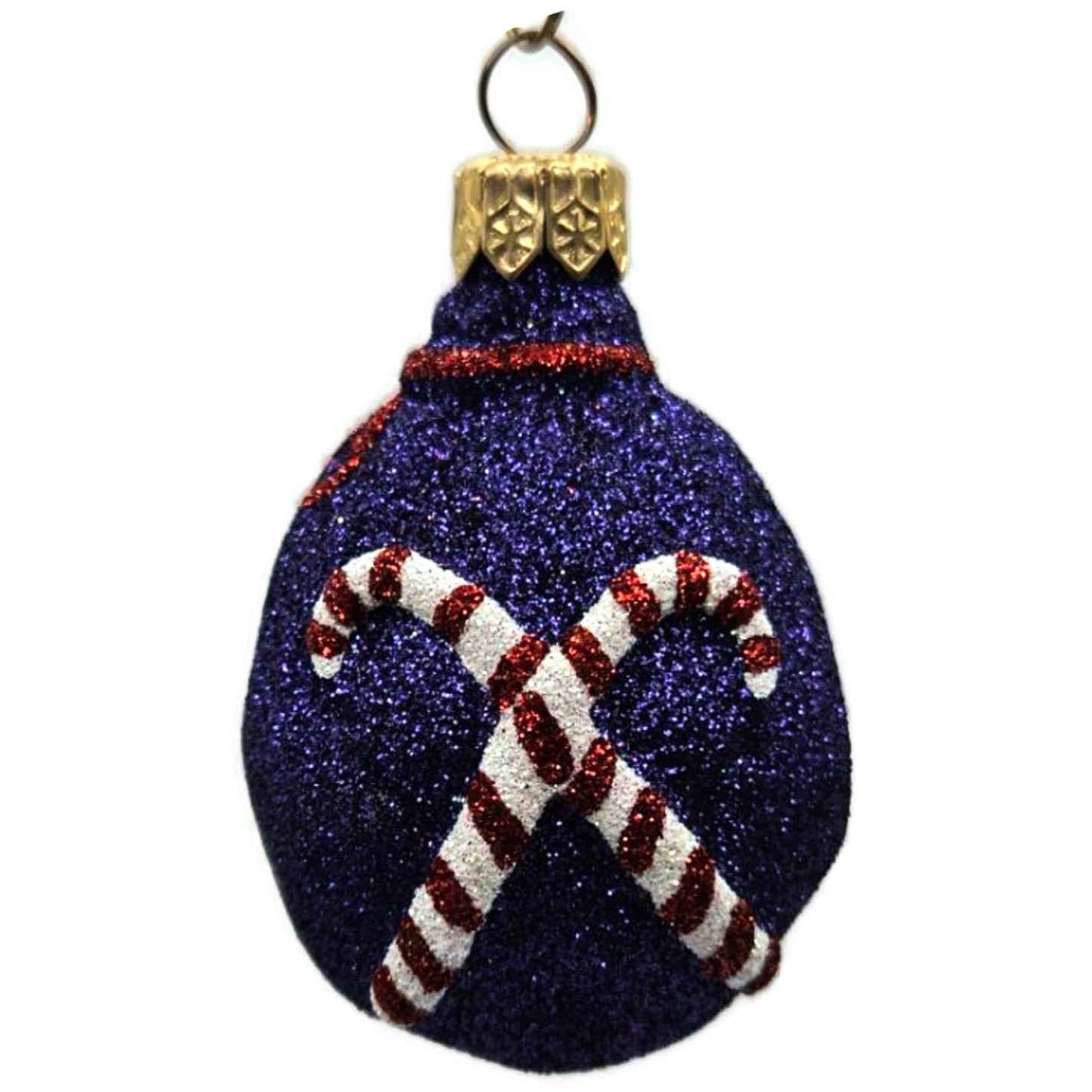 Patricia Breen Peppermint Sack Purple Candy Canes Christmas Tree Ornament Gump's
