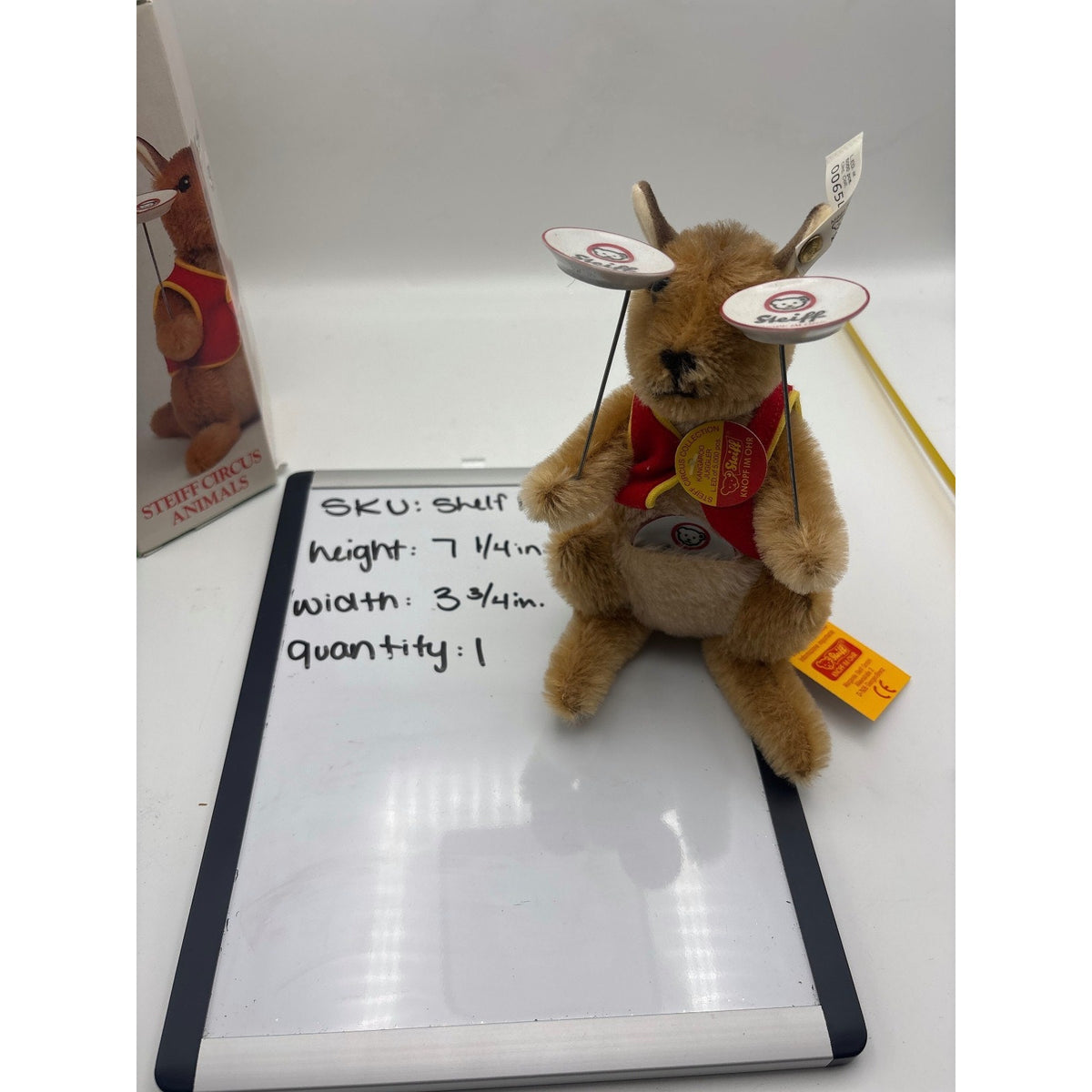 Steiff Golden Age Of The Circus Kangaroo Juggler Limited Edition Stuffed Toy