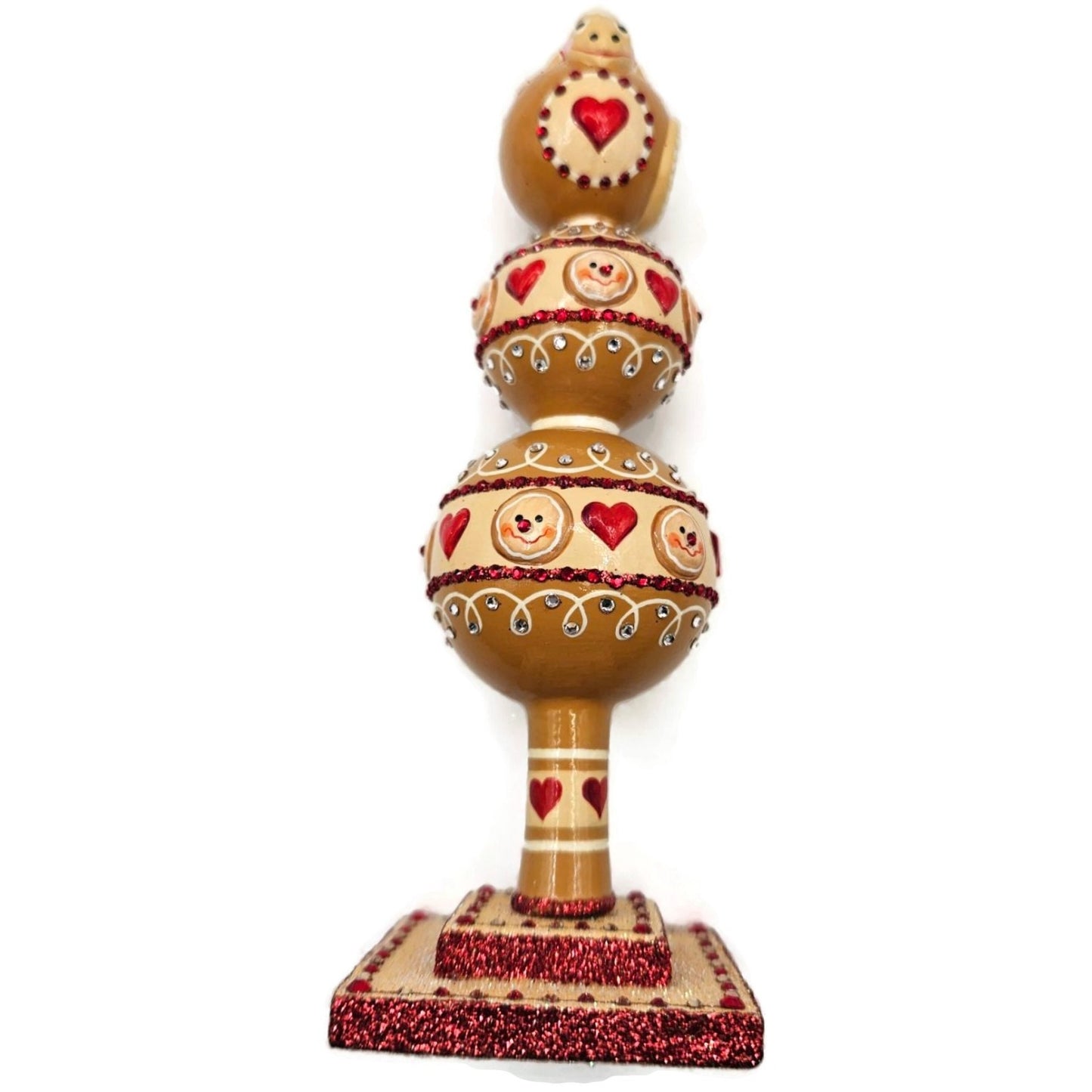 Patricia Breen Miniature Chameleon Finial Gingerbread Christmas Tree Topper