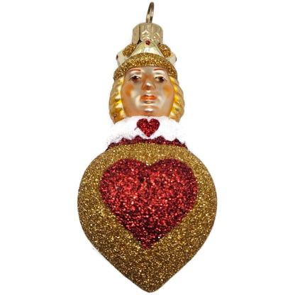 Patricia Breen Miniature Queen of Hearts Red Valentines Christmas Tree Ornament