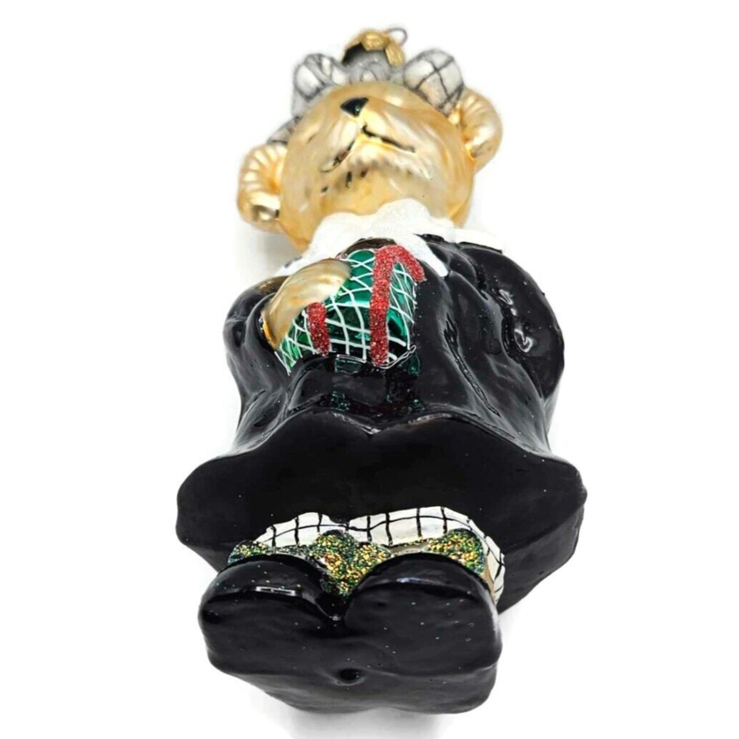 Christopher Radko Portrait in Black White Muffy Christmas Ornament 97-NAB-02