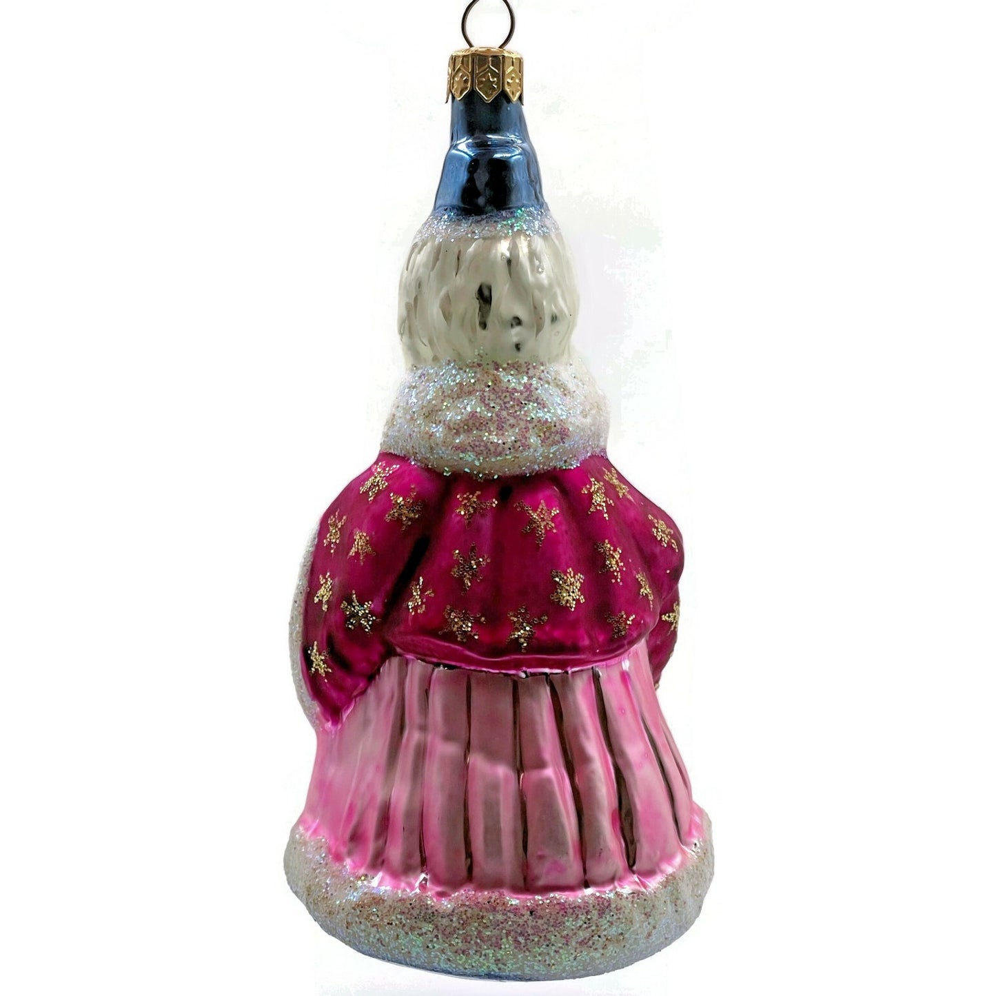 Christopher Radko Incantation Wizard Santa Merlin Pink Christmas Tree Ornament