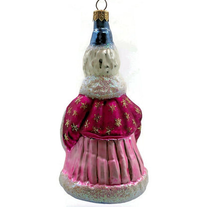 Christopher Radko Incantation Wizard Santa Merlin Pink Christmas Tree Ornament