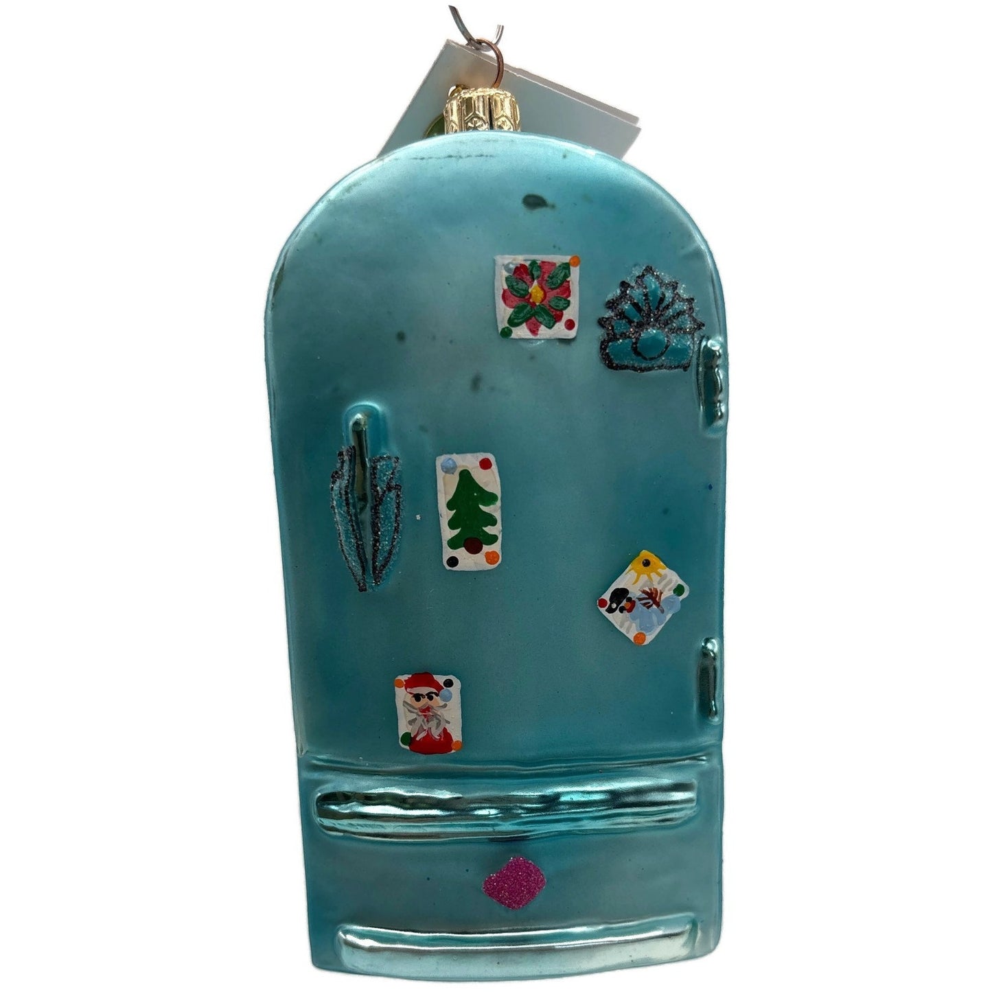 Christopher Radko The Fridge Collection Blue Christmas Tree Ornament 00-128-0