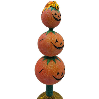 Patricia Breen Chameleon Finial Halloween Pumpkins Jack-O-Lantern Tree Topper