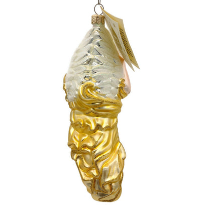 Patricia Breen Annunciation Gabriel Glittered Wings Gold Christmas Tree Ornament