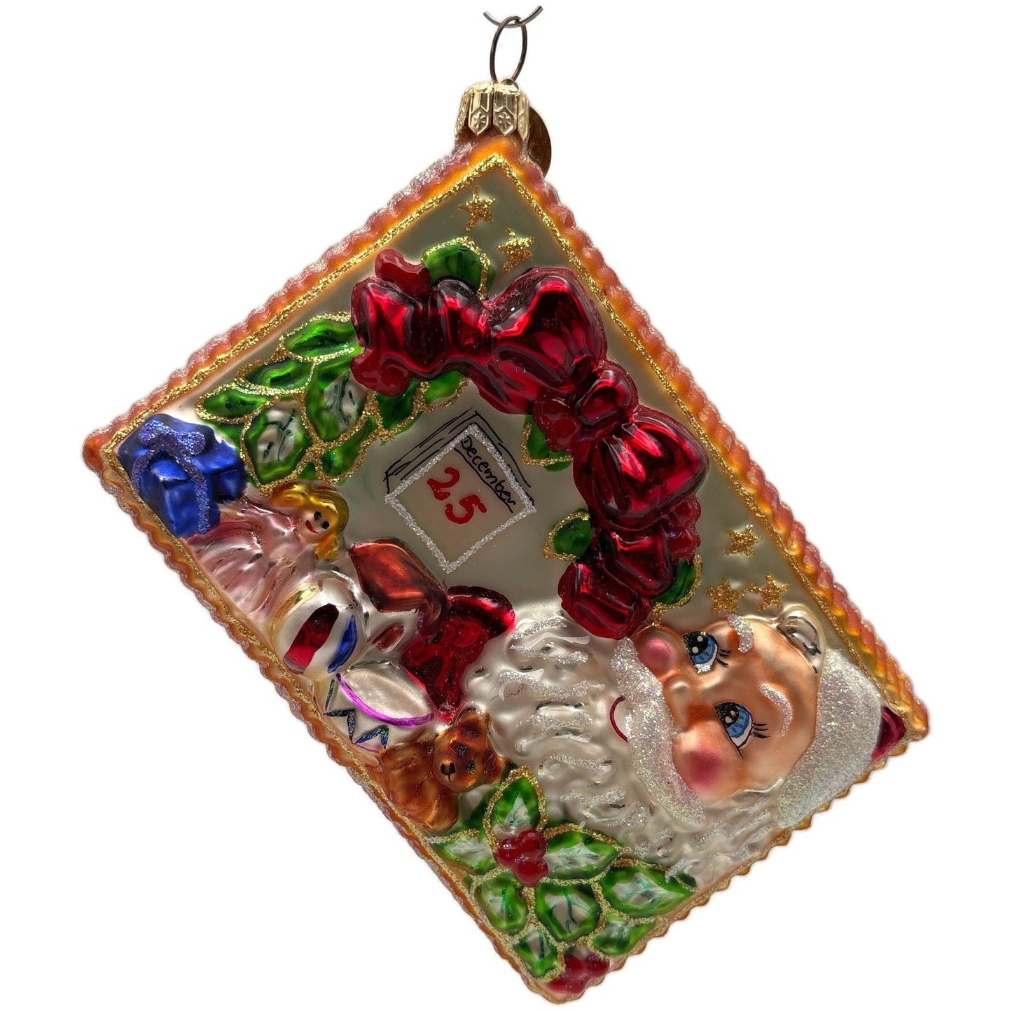 Christopher Radko Season's Greetings Santa Claus Christmas Ornament 00-068-0