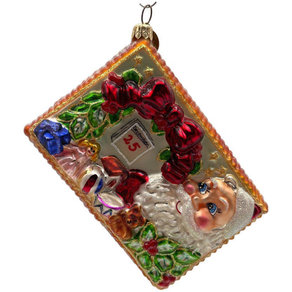 Christopher Radko Season's Greetings Santa Claus Christmas Ornament 00-068-0