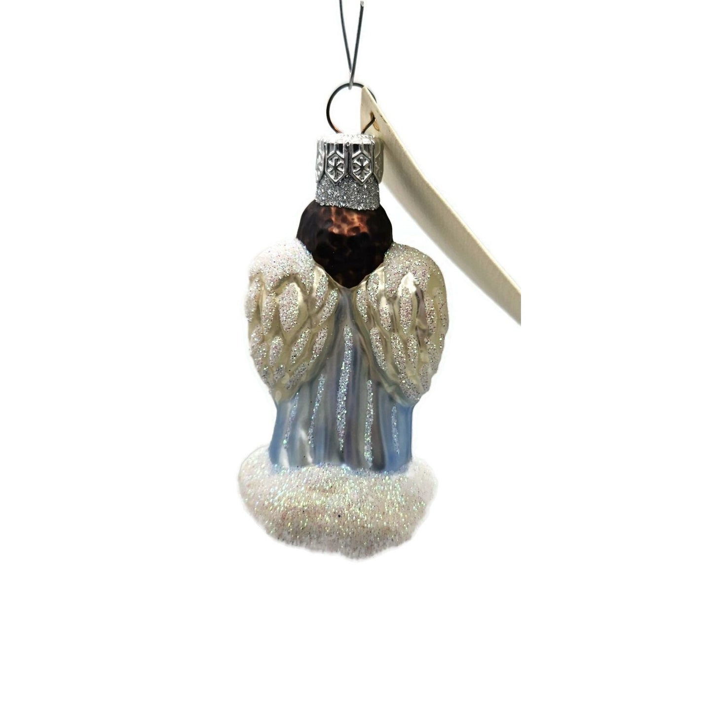 Patricia Breen Quartet of Angels Pastel Heart Glass Christmas Tree Ornament 9834