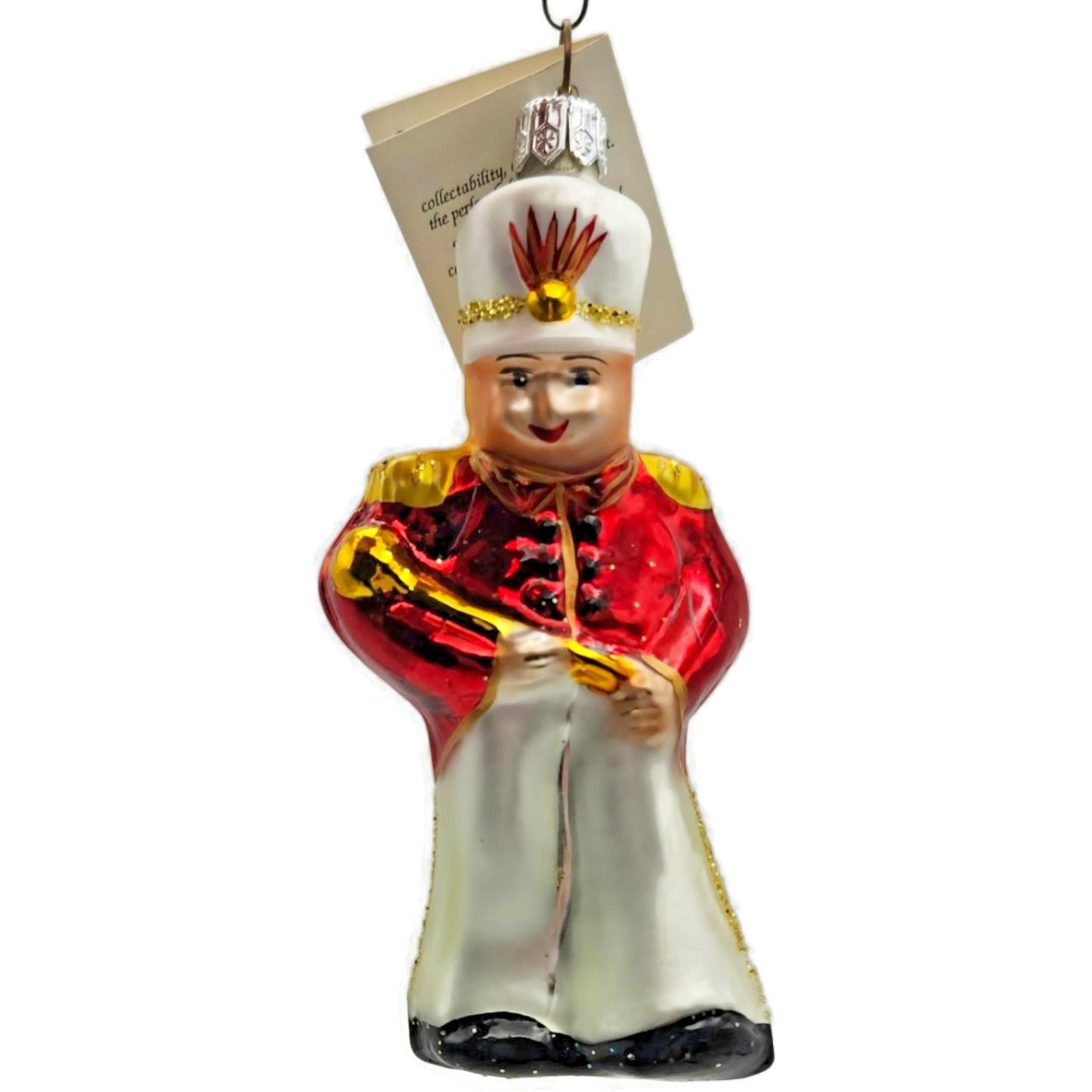 Christopher Radko Toy Soldier Red Uniform Marching Band Christmas Tree Ornament