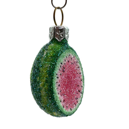 Patricia Breen Miniature Egg Watermelon Green Fruit Easter Holiday Ornament 2531