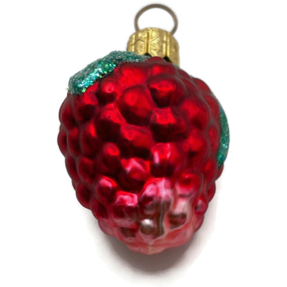 Patricia Breen Frosted Raspberry Red Fruit Summer Christmas Tree Ornament