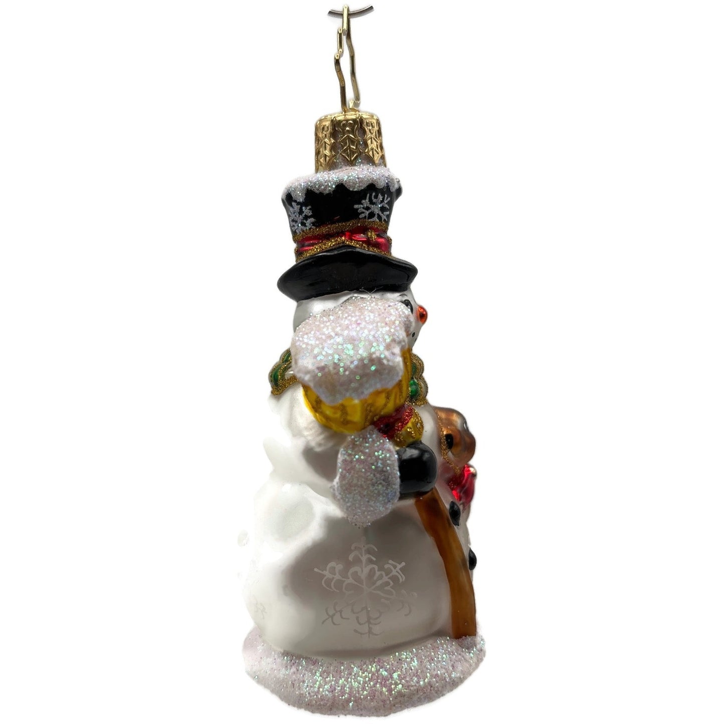Christopher Radko Good Friends Forever Deer Snowman Christmas Ornament 1017754
