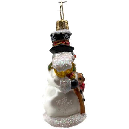 Christopher Radko Good Friends Forever Deer Snowman Christmas Ornament 1017754