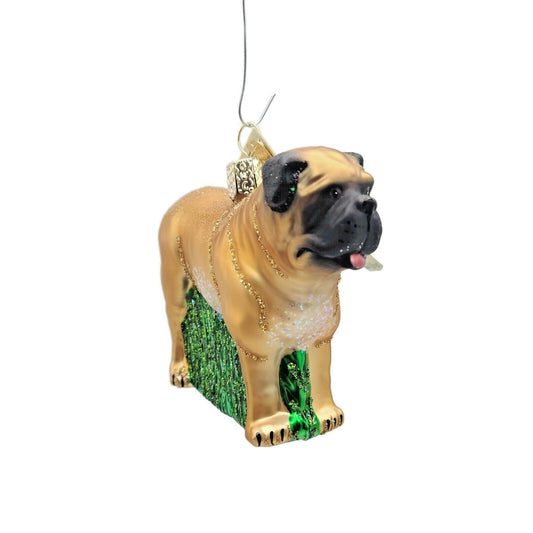 Old World Christmas English Mastiff Dog Christmas Holiday Tree Ornament