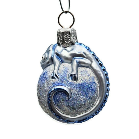 Patricia Breen Miniature Chameleon Surprise Clouds Christmas Tree Ornament